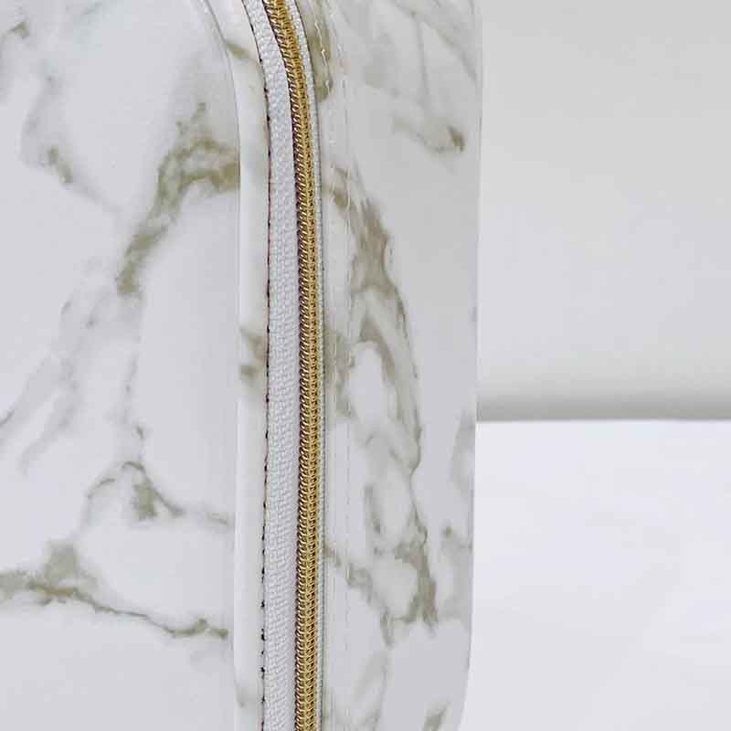 Cosmetic Bag Women's Portable Large-capacity Simple Fashion Marble Pattern Cosmetic Storage Bag