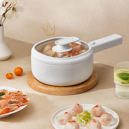 Dormitory Student Electric Cooker Household Multifunctional Integrated Small Electric Cooker Small Electric Heating Pot for Cooking Noodles