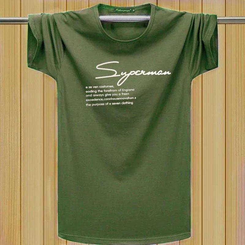 Text Print T-shirt Summer Short Sleeve Thin Shirt Casual Business Pullover Fashion Elegant Slim O-Neck Tees Men Clothing