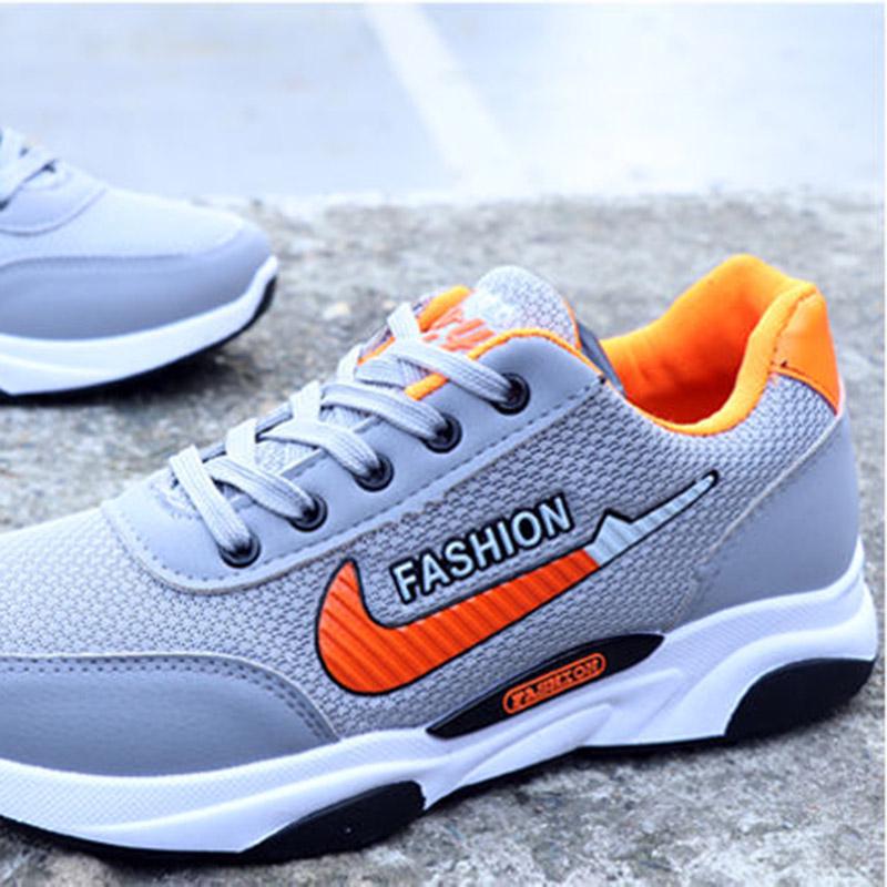 Men Air Cushion Sneakers Non-slip Basketball Shoes Breathable Wear-resistant Mesh Running Shoes