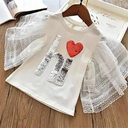 Brand Girls Animal Print T Shirt Girl Tee Clothes Children Cartoon Top for 3 4 5 6 7 8 Years Kids Birthday Wear
