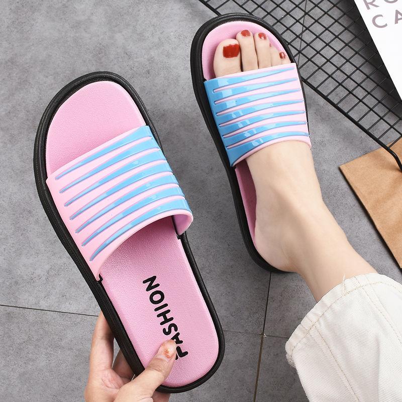 Slippers Women Summer Non-slip Deodorant Sandals Slippers Soft Bottom Bath Bathroom Household Couple Slippers