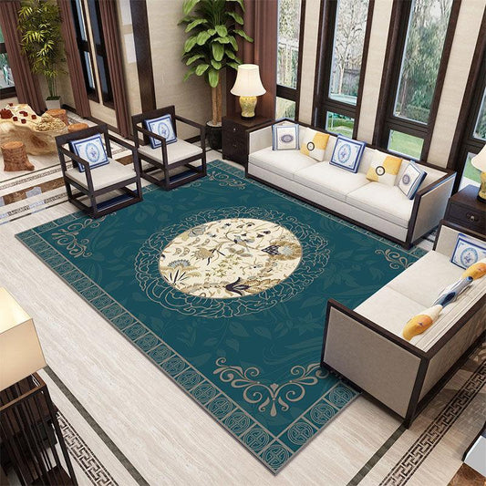 Chinese Style Carpet Living Room Coffee Table Blanket Chinese Style Bedroom Bedside Blanket Entrance Door Custom Carpet