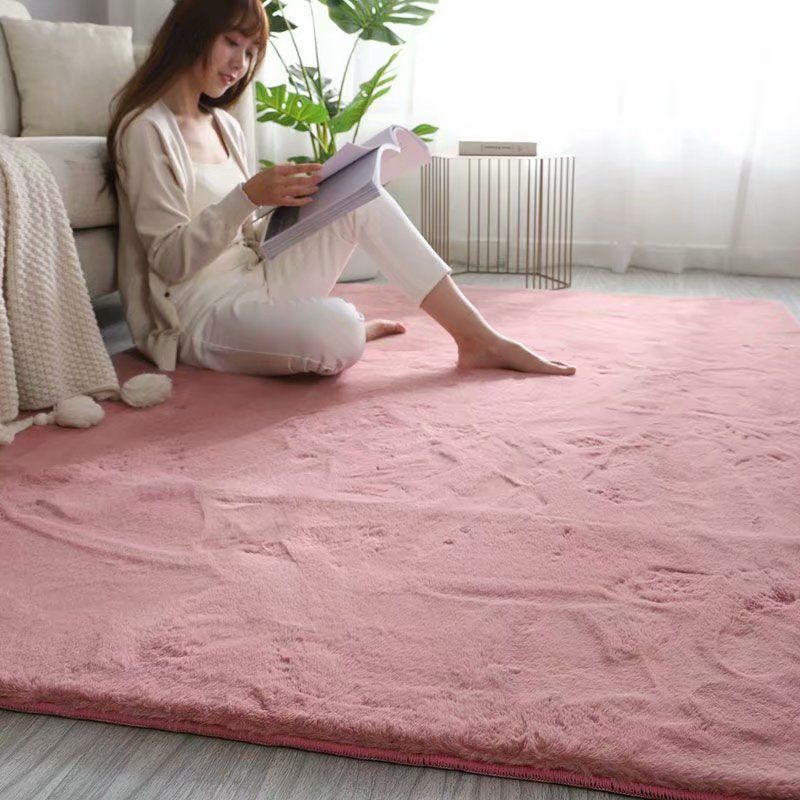 Thicken Encrypted Rabbit Fur Carpet for Bedroom Living Room Home Simple Room Mat