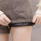 High Waist Wide Leg Shorts Ladies Elegant Woolen Shorts Women Wool Shorts