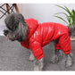 Pet's Clothes Autumn and Winter Warm Jackets Coat for Dog Cats Clothes Plus Velvet Four-legged Teddy Cat Windproof Clothes Waterproof Coat Outerwear