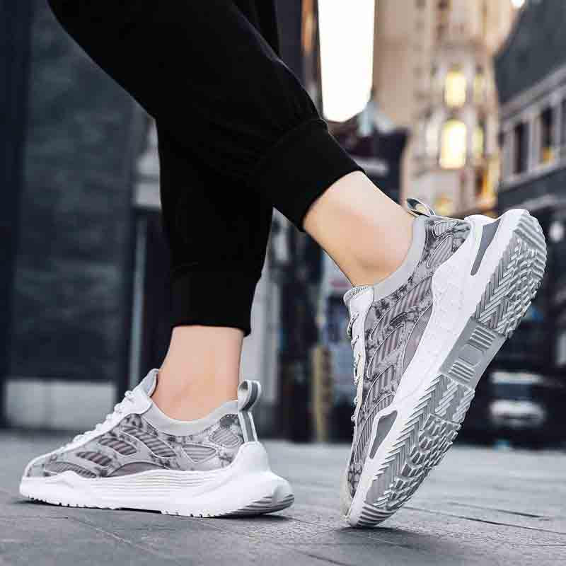 Plus Size 39-44 Men Sneakers Low-top Running Basketball Shoeses Outdoor Non-slip Sports Shoes Shockproof Shoeses