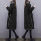 Women's Over-the-knee Jackets, Women's Down Jackets, Mid-length, Large-size Loose and Thick Cotton Jackets