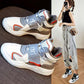 Women's Winter Plush Cotton Shoes Autumn Warm Flat Cotton Shoes Female Versatile Sports High-top Shoes
