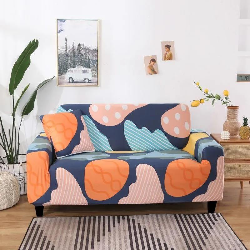 Sofa Cover Slipcover Polyester Spandex Stretch Cushion Cover Pillow Case Polyester Furniture Cover