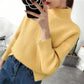 Turtleneck Sweater Women Loose Lazy Style Autumn and Winter Pullover Long-sleeved Thickened Student Bottoming Sweater