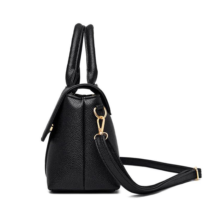 Genuine Leather Handbags for Women All-match Large-capacity Ladies Shopping One-shoulder Messenger Bag