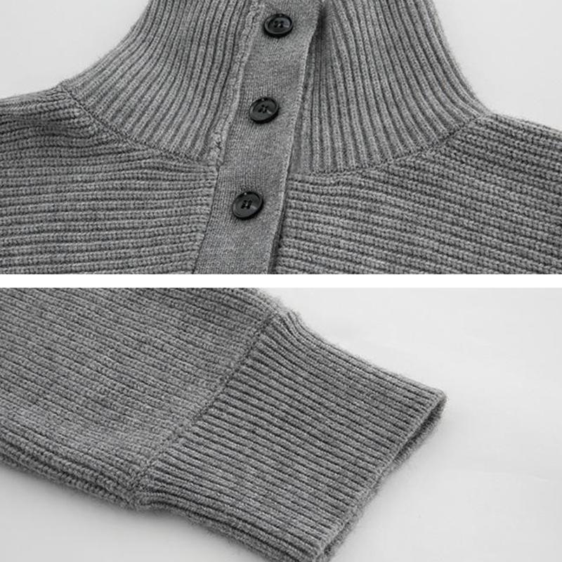 Autumn Winter High Neck Pullover Mid-length Sweater Jacket Women Korean Version Loose Outer Wear Winter Thick Sweater