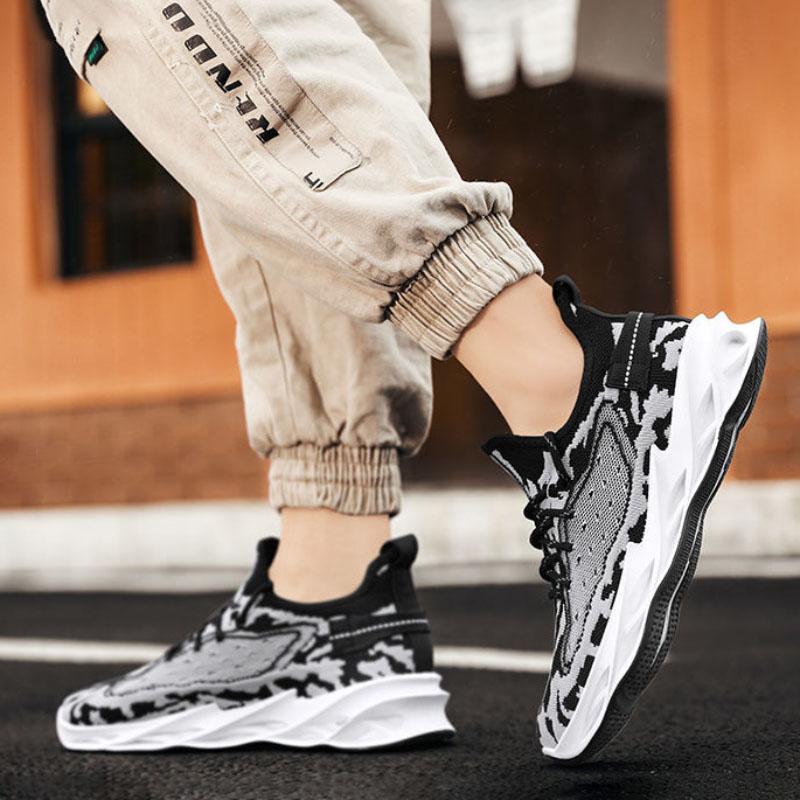 Spring Summer Men's Sports Shoes Breathable Thin Mesh Sneakers All-match Casual Running Shoes