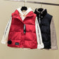Women's Loose and Thick Short Waistcoat Warm Vest Down Coat Coat Cotton Vest