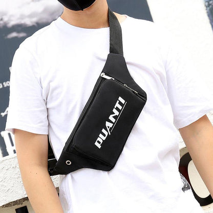Women's Waist Bag Sports Fashion Korean One-shoulder Chest Bag Light and Versatile Mobile Phone Bag Leisure Travel Messenger Bag