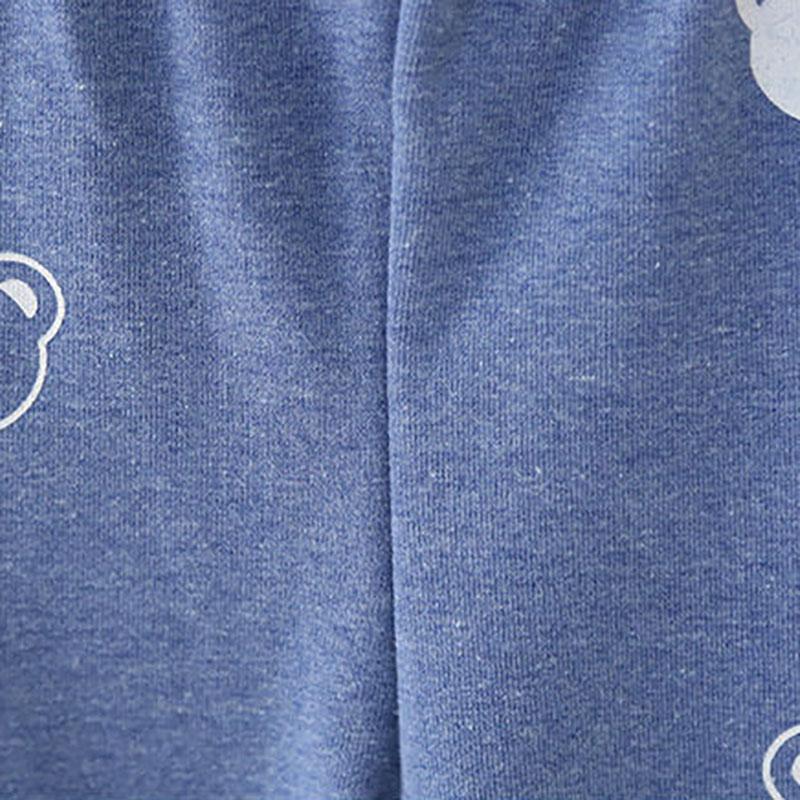 Girls Spring and Autumn Bear Print Leggings Korean Children's Pants Slim Stretch Pants Casual Pants