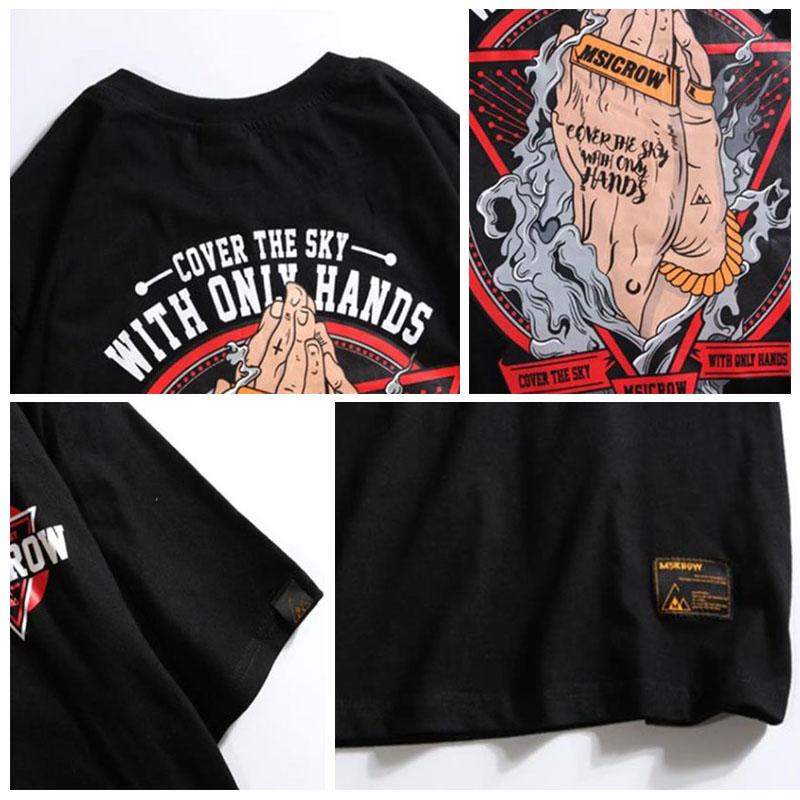 Men High Street T-shirts Oversized O-neck Short Sleeve Casual Shirts Summer Soft Loose Tops Harajuku Trendy Personality Tees