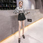 WTEMPO Zipper Suit Pants Shorts Women Spring and Summer High Waist Slimming Casual Loose A-line Wide-leg Pants