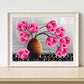 Cross Stitch Flower Vase Diamond Painting Full of Diamond Restaurant Brick Painting Full of Brick Diamond Embroidery