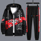 Spring Men Sweater Suit Sports Suit Hooded Pullover Campus Student Sportswear Casual Loose Clothing for Youth
