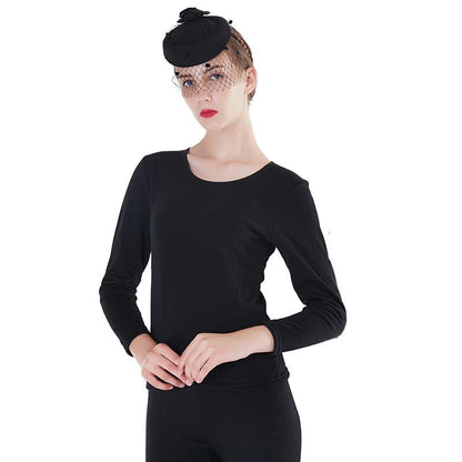 Women Winter Autumn Warm Thermal Underwear Plus Velvet O-neck Tops Pants Female Tight Suit Thicken Windproof Soft Lining Long Sleeve High Elasticity