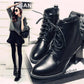 High Heels Pointed Toe Faux Leather Zipper Style Sexy Martin Boots Ankle Womens Boots