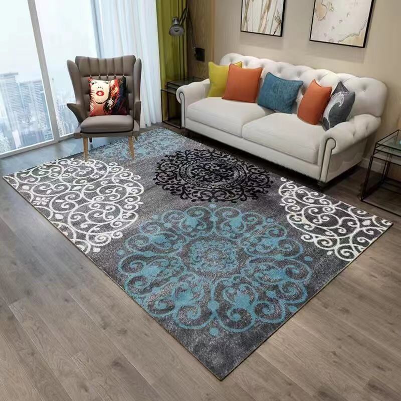 Nordic Carpet Living Room Large Area Floor Mat Room Bedroom Bedside Full Floor Entry Floor Mat Household Washable Large Size Carpet