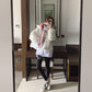 Women's Short Cotton-padded Jacket Shiny Cotton-padded Jacket Student Korean Style Loose Coat Women's Tide Ins Winter Bread Coat