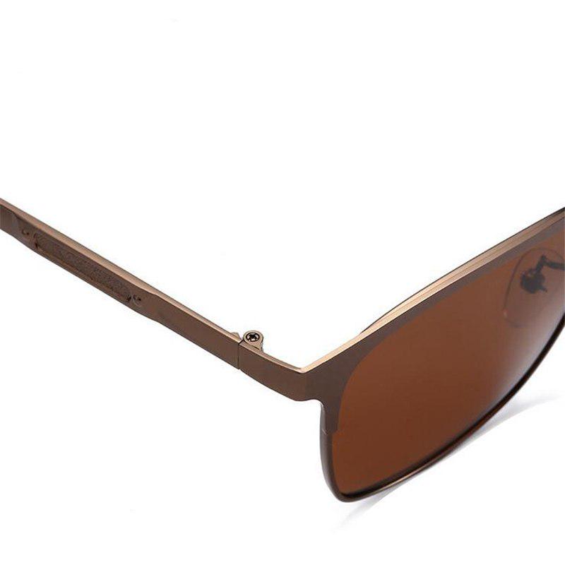 WTEMPO Newest Metal Polarized Men's Sunglasses Men Vintage Driving Mirror  Pilot Sun Glasses Male Re