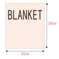 Flannel Throw Blanket Letter Printed 3D Letter Printing Envelope Blanket  Home Flannel Message Blanket