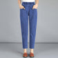 Fashion Mom Jeans Ladies Autumn Thin Harem Pants High Waist Slimming Middle-aged Casual Women's Ninth Pants