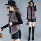 Faux Fur Short Waistcoat Jacket Women Winter Plush Vest Waistcoat Fur One-piece Faux Fox Fur Waistcoat