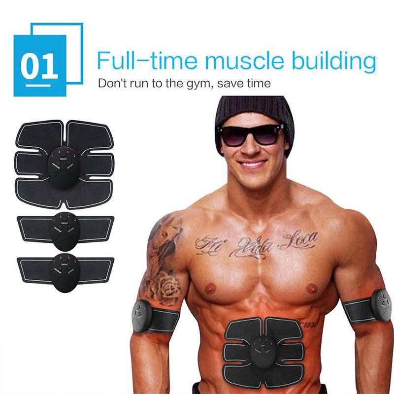 Home Body Shaping Sticker Eight-pack Abdominal Muscle Training Muscle Artifact Vibration Massage Sticker Student Fitness Home Exercise USB Charging
