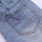 Girl Boy Loose Jeans Spring and Autumn Wear Korean Style Hole Children's Medium Children's Color Jeans Pants