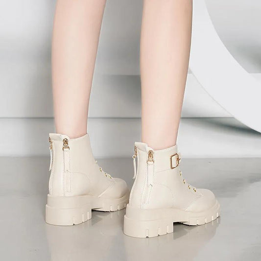 British Style Women's Martin Boots Korean Style All-match Student Thick-soled Women's Short Boots
