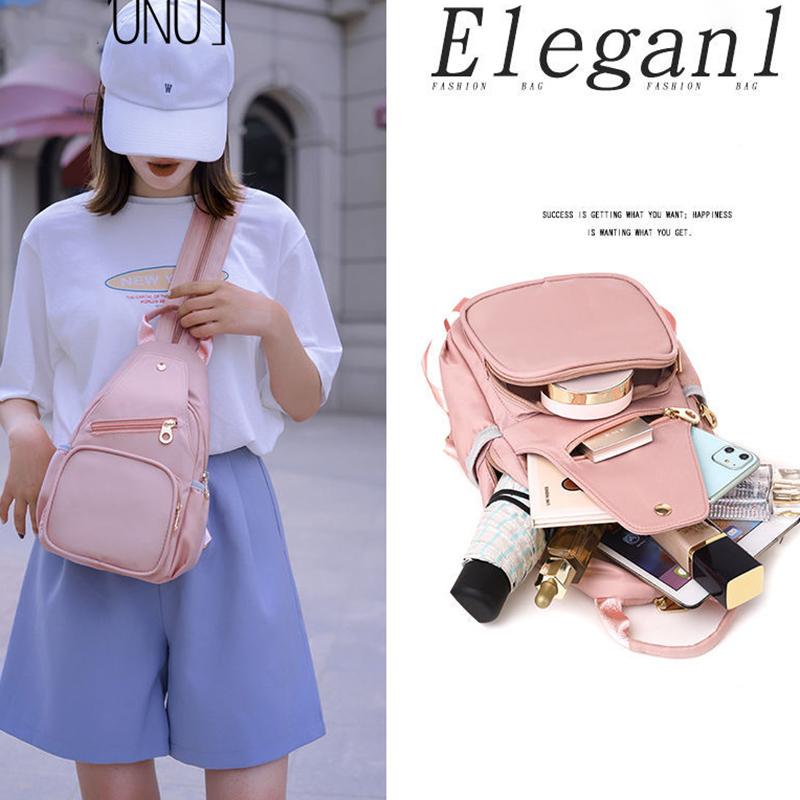 Women's Korean Casual Chest Bag, Chest Messenger Bag, Fashionable Multi-purpose Ladies Small Backpack