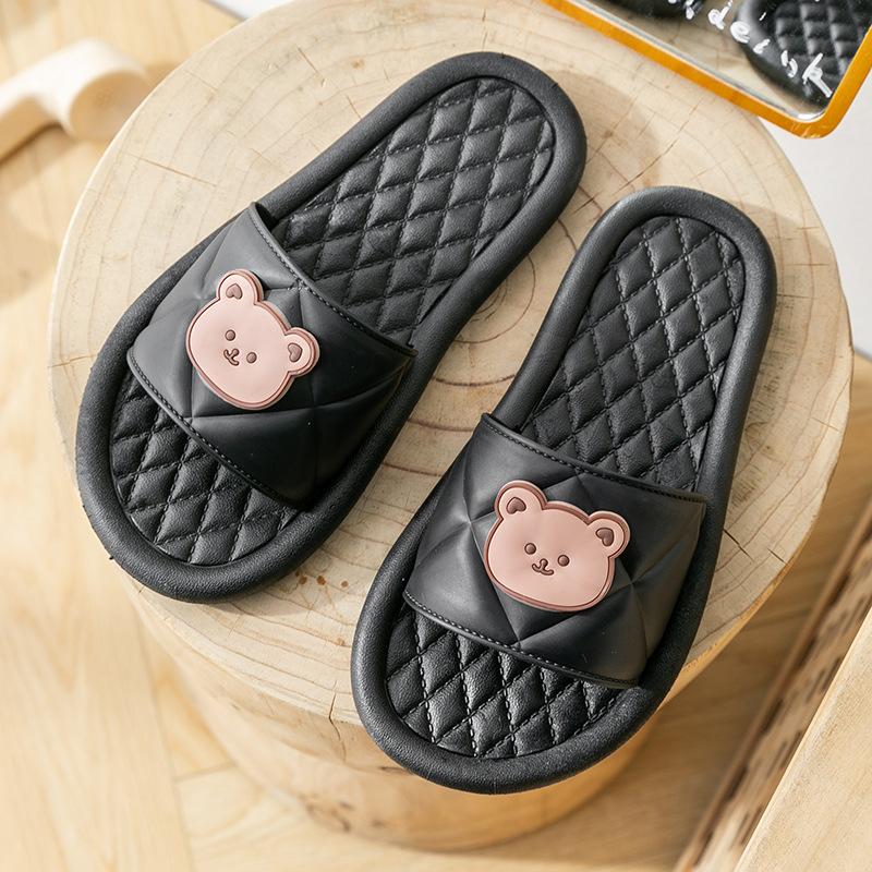 Women Cartoon Badslippers Winter Indoor Slippers Kapcie Beach Flip Flops Bathroom Home Slippers