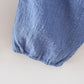 Children's Suit Summer Thin Boys Girls Loose T-shirt Shorts Two Piece Set Chinese Style Zen Pleated Button Ventilation