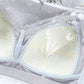 Female Hollow Lace Ruffled Light, Comfortable and Breathable Large Size Top Support Gathering Thin Section No Steel Ring No Trace Sexy Adjustable Bra