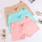 4Pcs/Set Ice Silk Seamless Safety Underpants Large Size Panties Solid Color Boxer Briefs Women's Sports Boxer