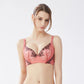 Women's Sexy Lace Floral Underwear Small Breasts Gathered Adjustable Bra Big Breasts Full Cup Adjustable Comfortable Girl's Bra Embroidered Brassiere