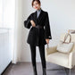 Thickened and Cotton Double-sided Woolen Coat for Women In The Long Section of Winter Slimming Cloak-style Woolen Coat with Belt