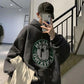 Plus Fleece Sweater Plus Fertilizer Plus Size Men's Hooded Sweater Autumn and Winter Clothing Men's Loose Sweatshirts