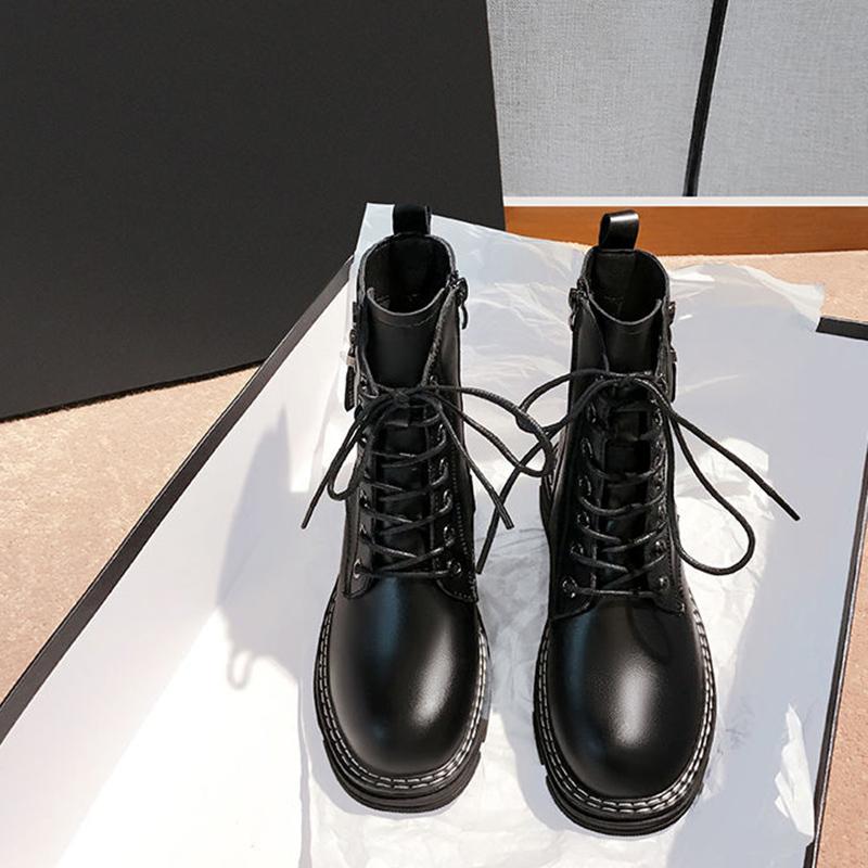Women's Martin Boots Tide Brand British Style All-match Trendy Platform Boots