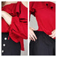 2pcs/set Plus Size Skirt Set Women Sexy Off-shoulder Blouse + A-line Short Skirt Two-piece Suit Autumn Two-piece Suit Outfits