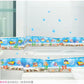 Blue underwater world cute stickers children's room kindergarten decorative wall stickers