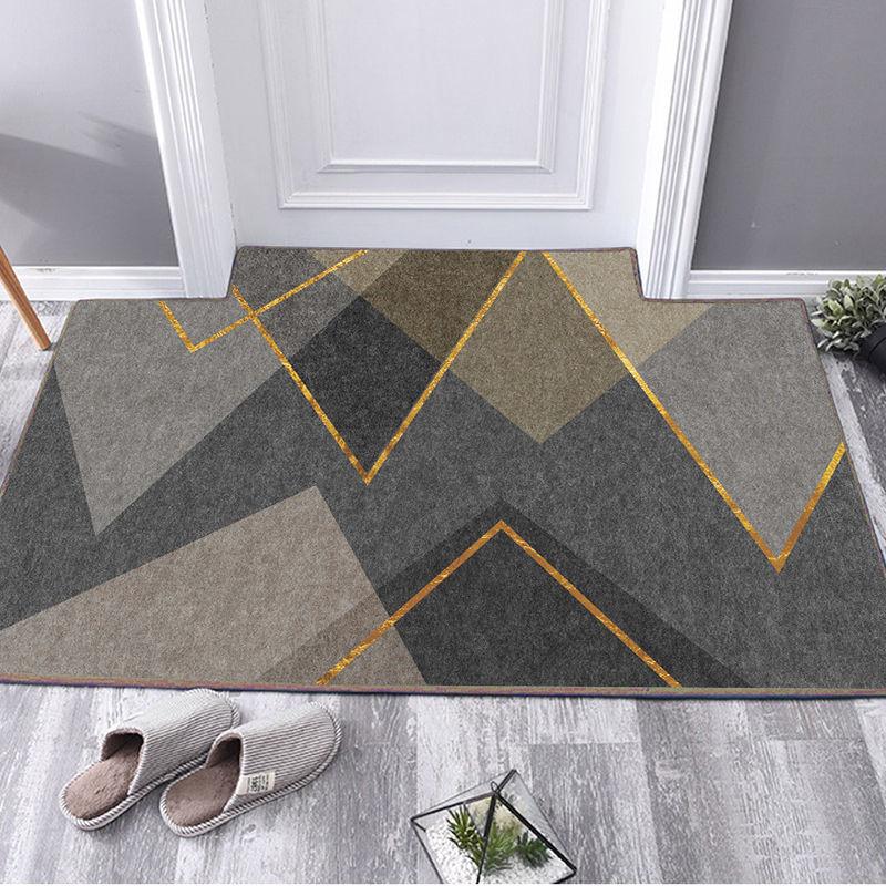Entry Mat 40*60cm Entry Door Mat High-end Simple Modern Non-slip Wear-resistant Household Bathroom Carpet Foot Mat