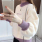 Autumn and Winter Thick Sweater European and American Style Jacket Loose Casual Young Women's Top