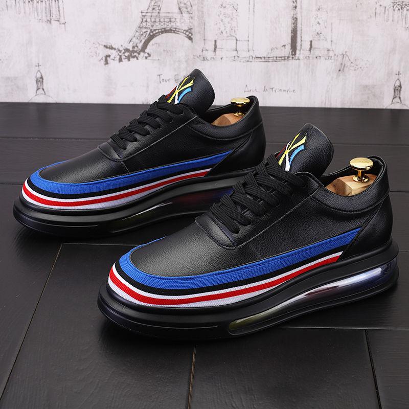 Air Cushion Increased Thick Sole Shoes Korean Style Trendy Brand All-match Fashion Casual Shoes Men's Running Sneakers